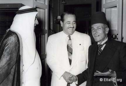 1960 - Adnan El-Hakim and Saudi Ambassador to Lebanon